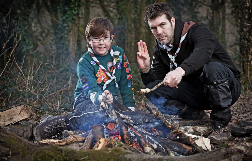 Rhod Gilbert's Work Experience - Scout Leader