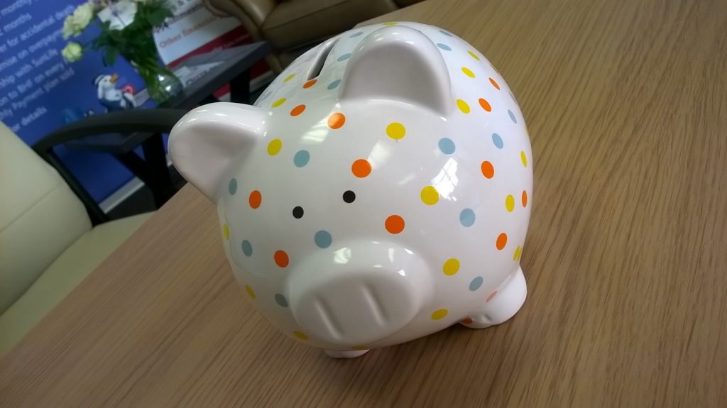 50+ Later Life Planning - Piggy Bank