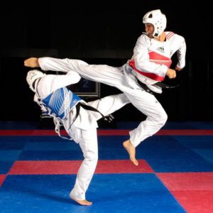 taekwondo fight