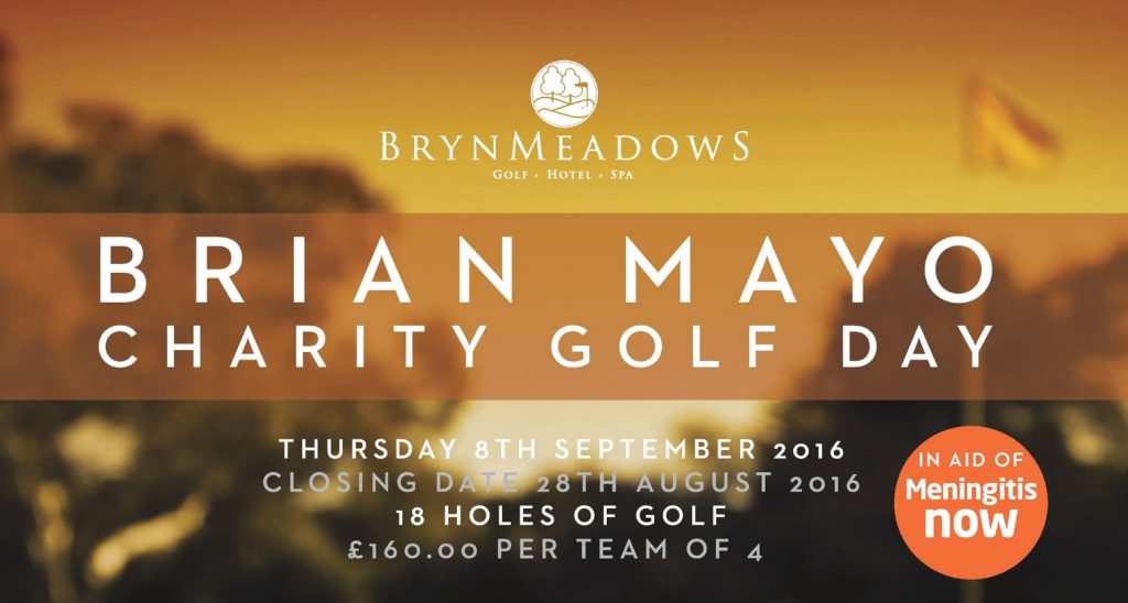 Annual Brian Mayo Golf Day in aid of Meningitis Now